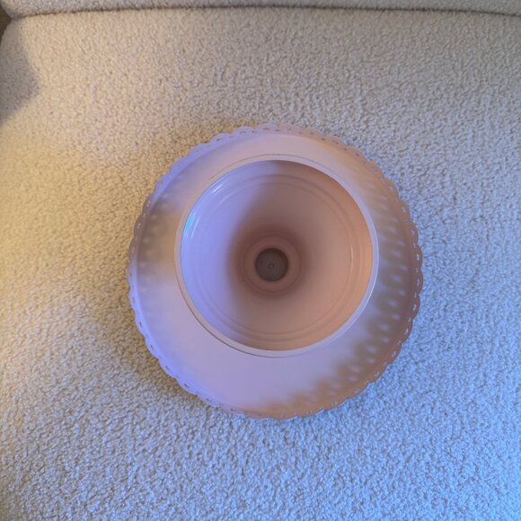 NWOT! Pink Metal Cake Stand With Heart Design 9”x5” Tall - Picture 4 of 5